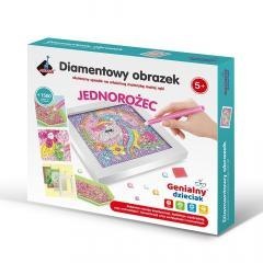 Haft diamentowy jednorożec