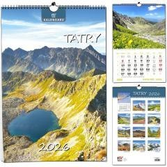 Kalendarz 2026 B3 7 planszowy Tatry