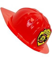 Kask strażacki czerwony