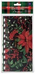 Koperty podarunkowe 22x11cm 5szt Christmas