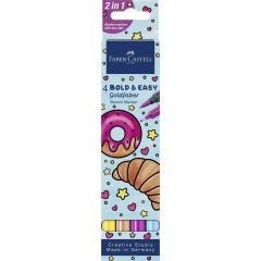 Pisak Goldfaber dwustronny 4 kolory