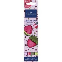 Pisak Goldfaber dwustronny 8 pisaków + akcesoria