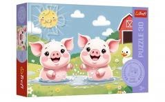 Puzzle 30 Wesołe życie na wsi TREFL