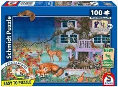 Puzzle PQ 100 Zwierzęta nocą