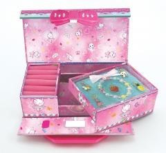 Szkatułka zamykana na zamek z szyfrem kot