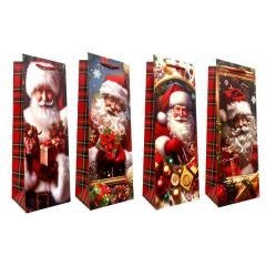 Torebka prezentowa Boże Narodzenie butelka mix