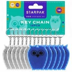 Brelok odblaskowy Sowa 7cm (12szt)