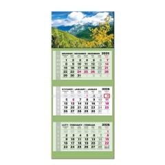 Kalendarz 2026 trójdzielny LUX gł. wypukła Tatry