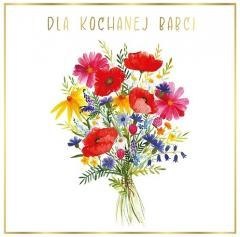 Karnet KW Bukiet Babcia