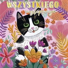 Karnet KW Kot fioletowy