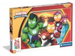Puzzle 24 Maxi Super Kolor Iron Man And His Awesom