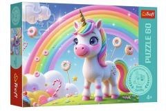 Puzzle 60 Cukierkowy świat TREFL
