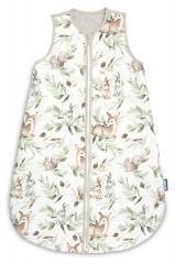 Śpiworek do spania M sarenki szary 50x80cm