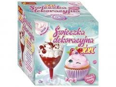 Świeczka dekoracyjna - deser wiśniowy