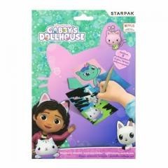 Wydrapywanka z wyklejanką metaliczną