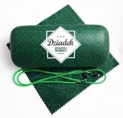 Zielone etui na okulary dla Dziadka