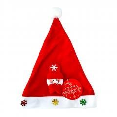 Czapka Mikołaja LED Bałwan