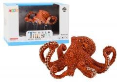 Figurka ośmiornica olbrzymia 10cm pomarańczowa