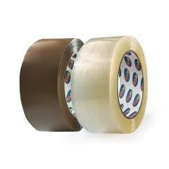 Taśma pakowa kauczukowa 100m brązowa