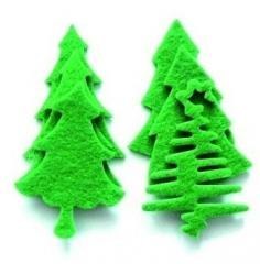 Choinki z filcu 6szt