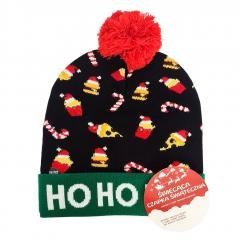 Czapka LED Ho ho ho