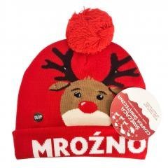 Czapka LED Mroźno