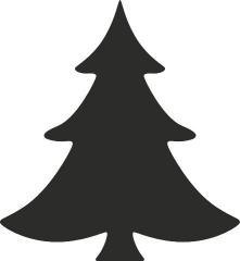 Dziurkacz ozdobny duży 25mm Choinka