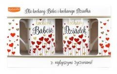 Kubek komplet Q Babcia i Dziadek