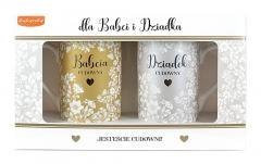 Kubek komplet Q Babcia i Dziadek