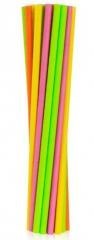 Rurki słomki papierowe Fluor MIX 6x197mm 24szt