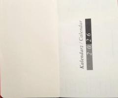 Wkład wymienny kalendarz 2026 A6 tygodniowy