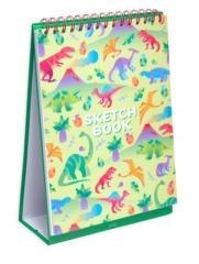 Blok rysunkowy z podstawką Wesołe dinozaury