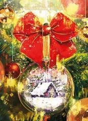 Karnet B6 Boże Narodzenie Bombka