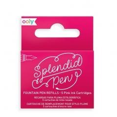 Naboje uzupełniające Splendid różowe 5szt