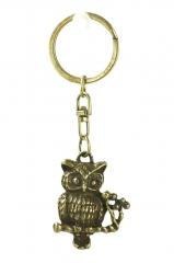 Brelok metalowy Sowa ABINO