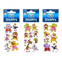 Naklejki Sticker BOO silver Zwierzaki mix