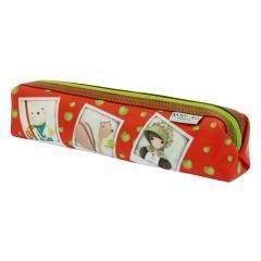 Powlekany prostokątny piórnik - An Apple A Day