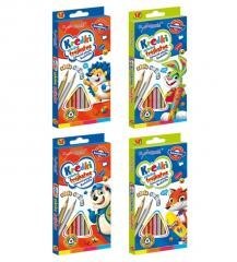 Kredki trójkątne 12 kolorów BAMBINO