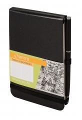 Notes Reporterski A6 Gładki Romantyzm Czarny ANTRA