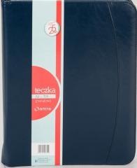 Teczka A4 709 granatowa na suwak