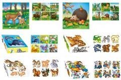 Klocki 16 elementów mix