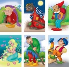 Klocki 6 elementów mix