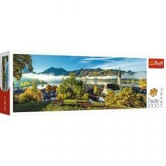 Puzzle 1000 Panorama - Nad jeziorem Schliersee TRE