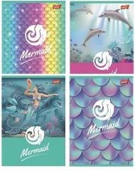 Zeszyt A5/16K linia podwójna 2-kolor MIX (15szt)