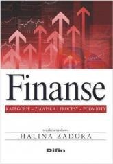 Finanse. Kategorie, zjawiska i procesy, podmioty