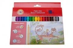 Flamastry 18 kolorów