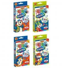 Kredki ołówkowe 10 kolorów BAMBINO