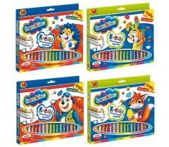 Kredki ołówkowe 18 kolorów BAMBINO