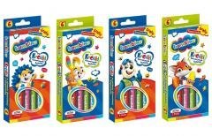 Kredki ołówkowe 6 kolorów BAMBINO