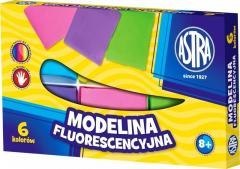 Modelina fluorescencyjna 6 kolorów ASTRA